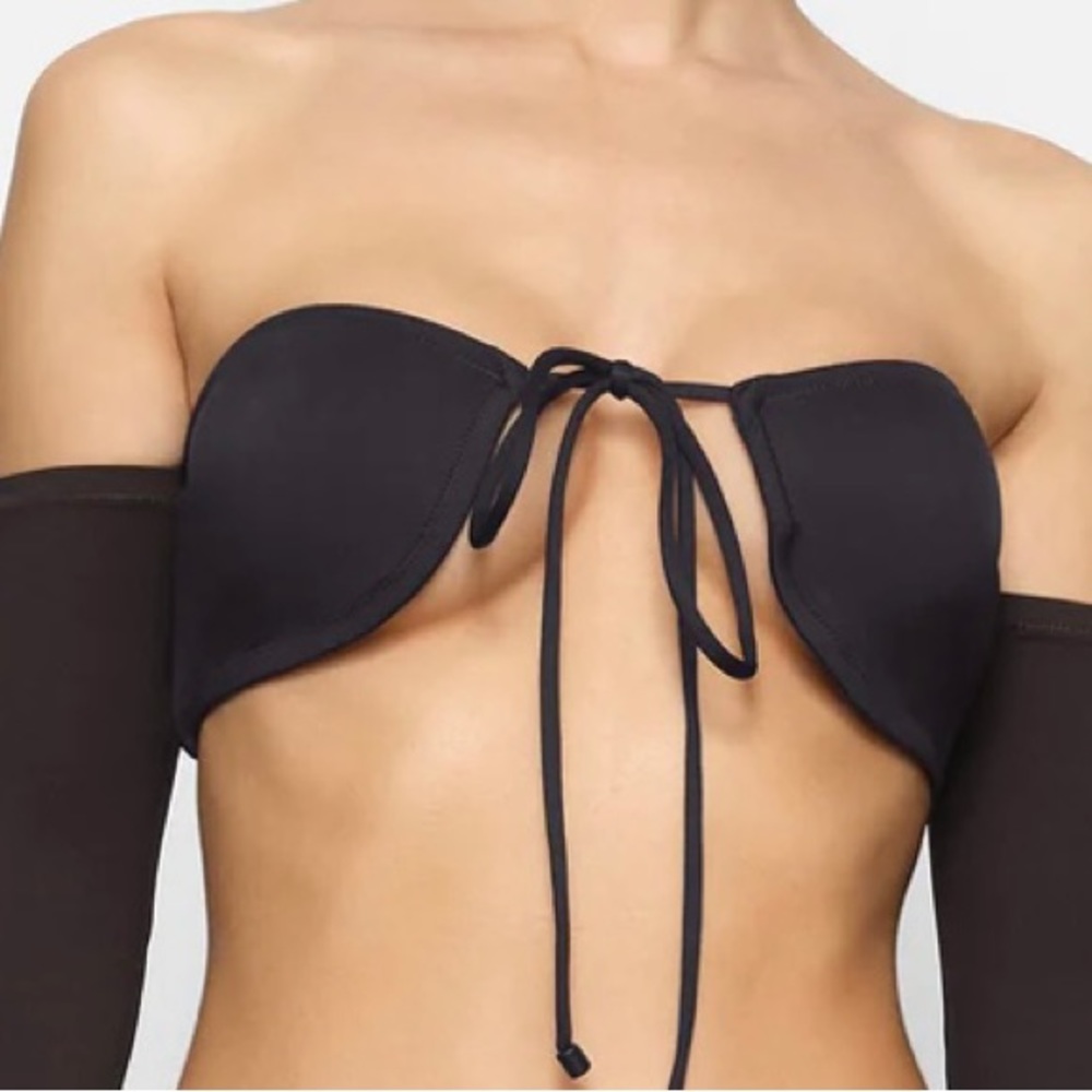 SKIMS long sleeve swim top